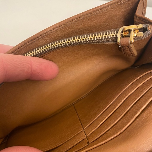 SOLD Brown Leather Prada Wallet - Picture 10 of 14